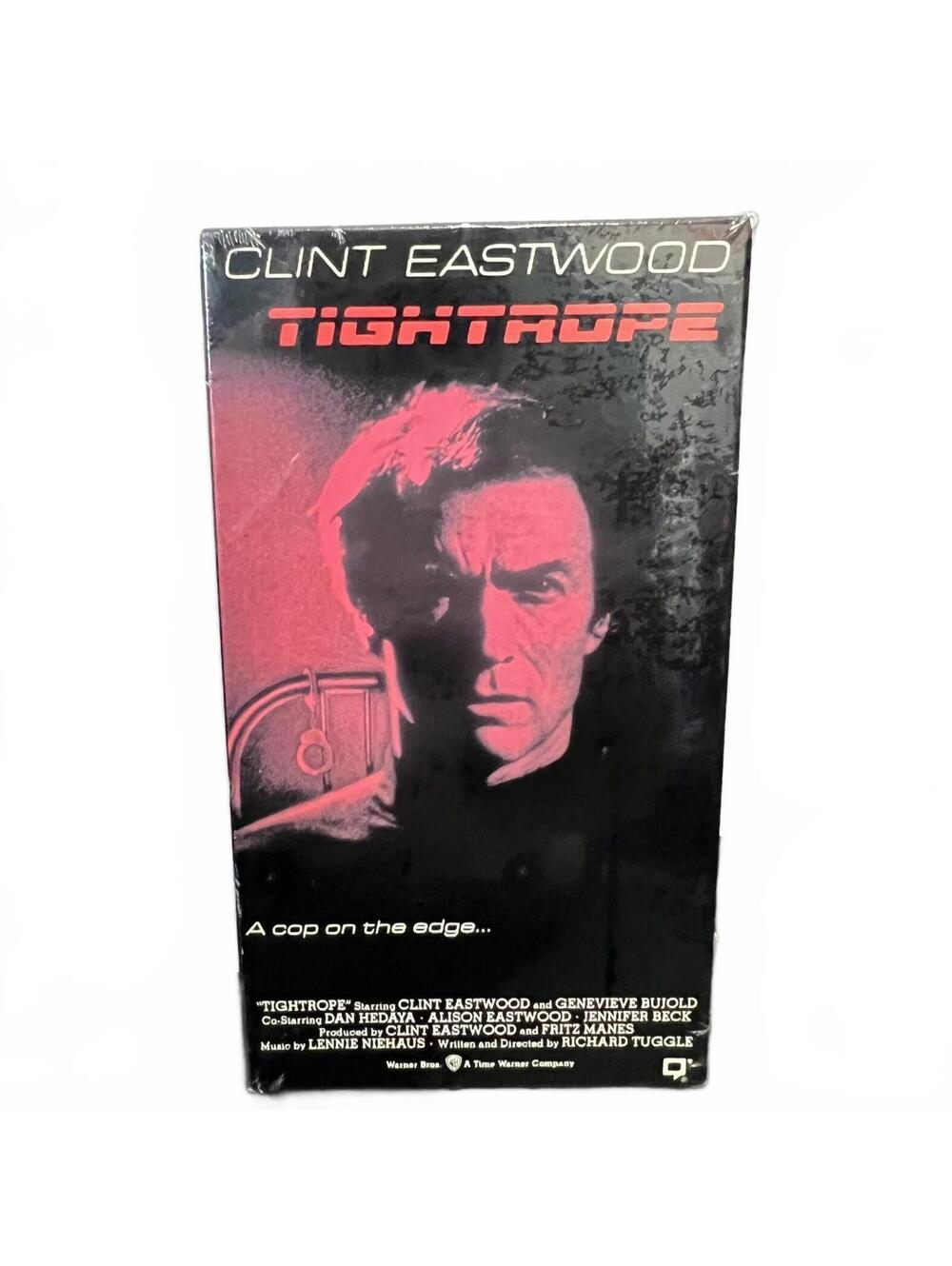 Tightrope VHS Tape NEW SEALED 1991, Clint Eastwood